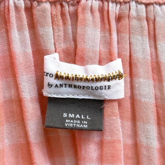 Anthropologie Pilcro The Bette Babydoll Blouse Top in 100% Cotton, Size Small - Picture 7 of 11